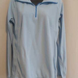 COLUMBIA | Woman's Half-Zip Pullover Sweater Top Blue Size Large